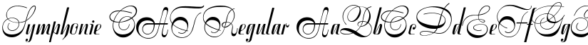 Symphonie CAT Regular font