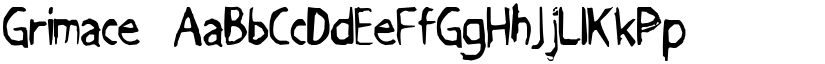 Grimace font