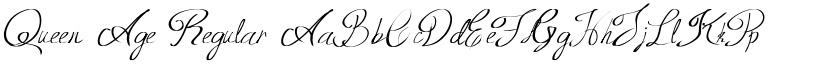 Queen Age Regular font