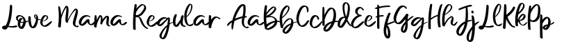 Love Mama Regular font