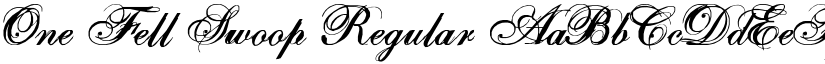 One Fell Swoop font download