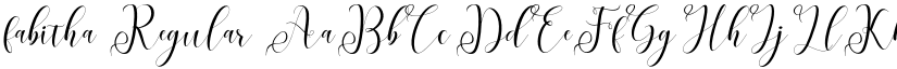 fabitha Regular font