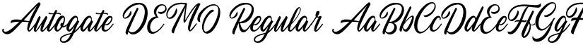 Autogate DEMO font download