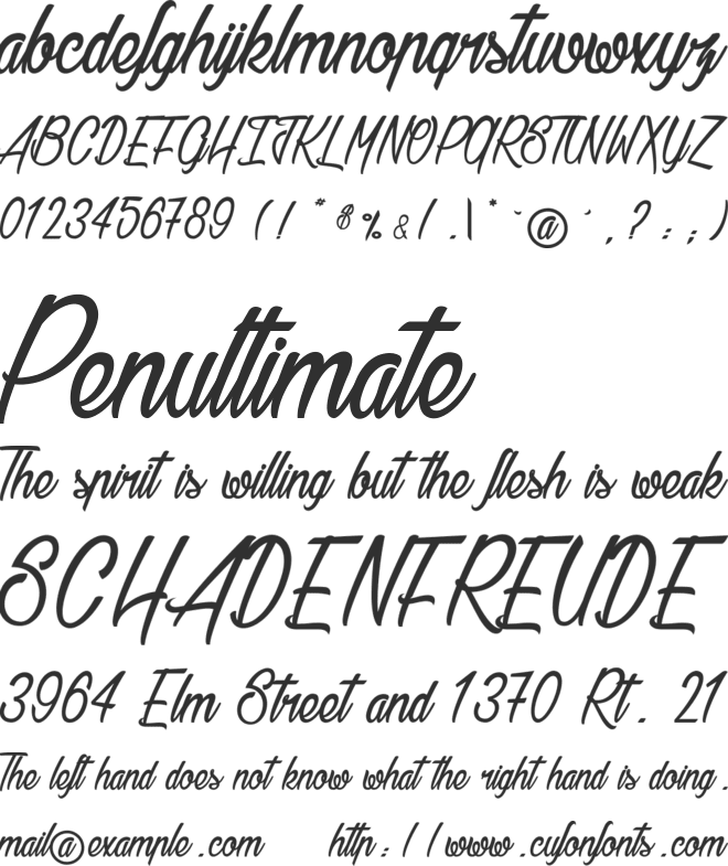 Baldaquin 2_PersonalUseOnly font preview