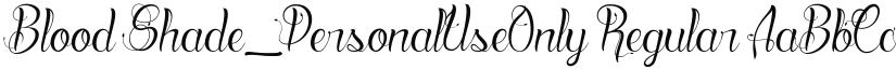Blood Shade_PersonalUseOnly font download