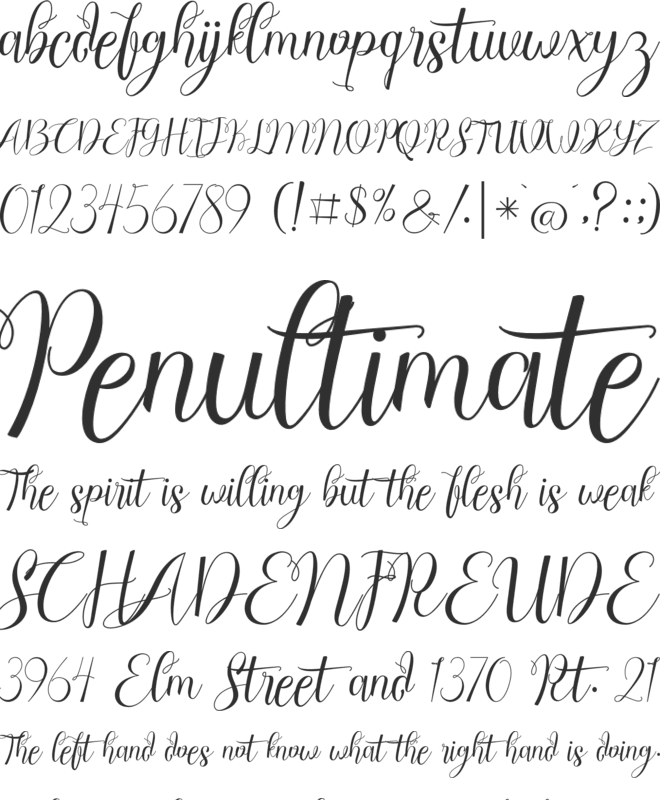Chocolate Milky Free Personal font preview