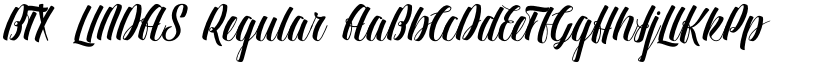 BTX-LINDAS Regular font
