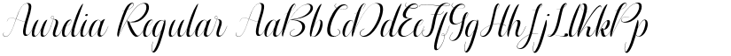 Aurelia Regular font