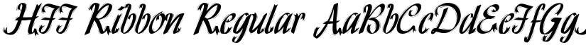 HFF Ribbon Regular font