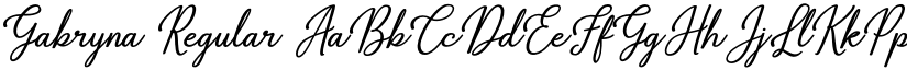 Gabryna Regular font