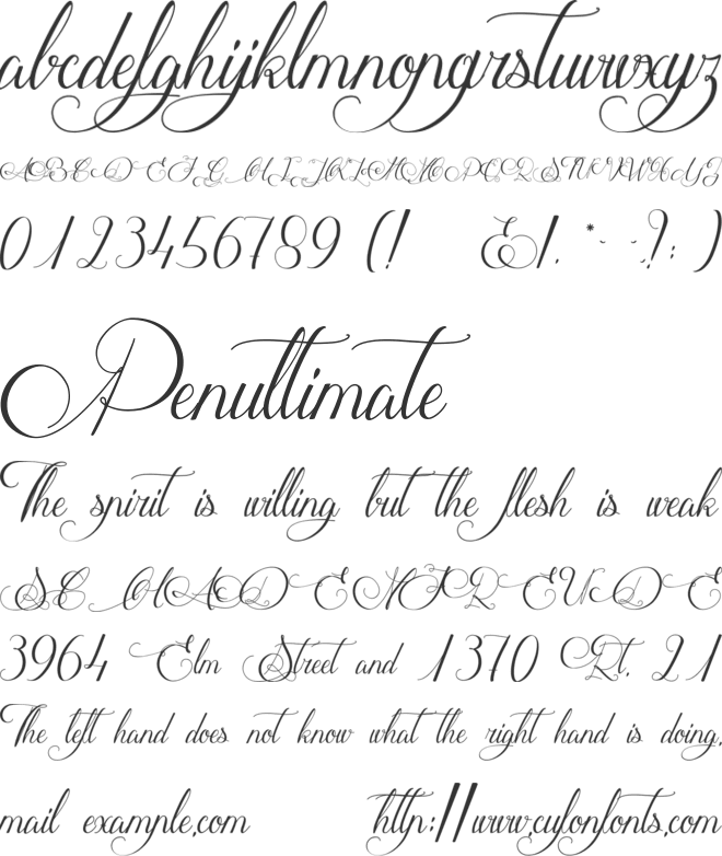 Mathilde Castleland font preview