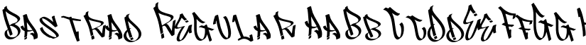 Bastrad Regular font