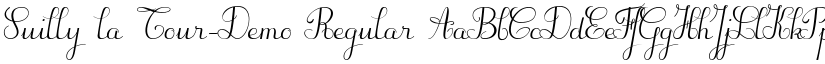 Suilly la Tour-Demo Regular font