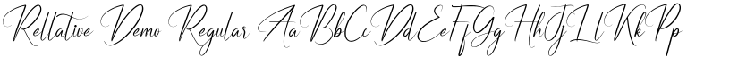 Rellative Demo Regular font