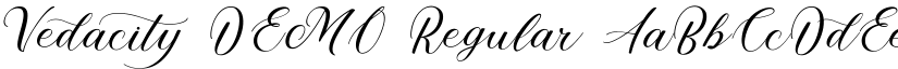 Vedacity DEMO font download