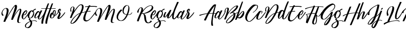 Megattor DEMO Regular font