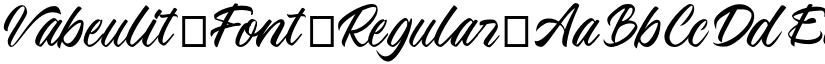 Vabeulit Font Regular font