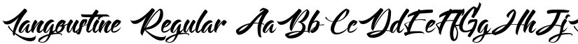 Langoustine Regular font