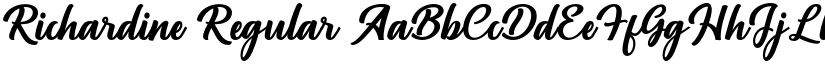 Richardine font download