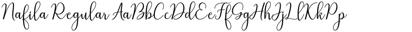 Nafila Regular font