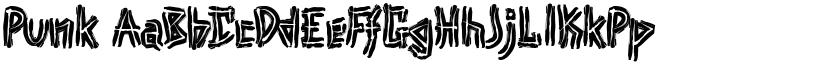 Punk font