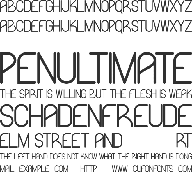 Likeguard Demo font preview