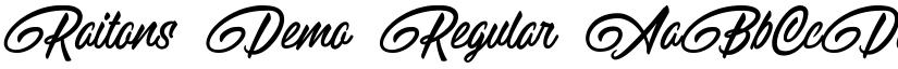 Raitons Demo Regular font