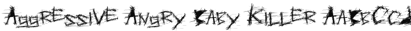 Aggressive Angry Baby Killer font download