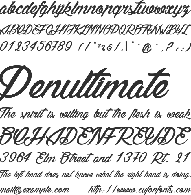 Lily of the Valley_PersonalUseOnly font preview