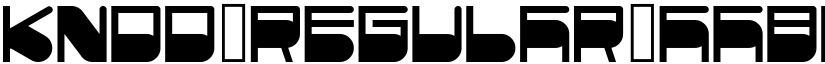 knoo Regular font