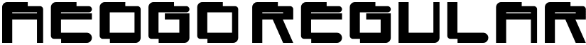 aeogo Regular font