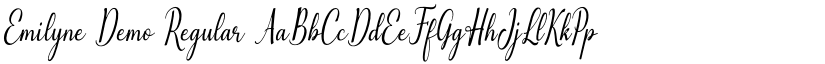 Emilyne Demo Regular font