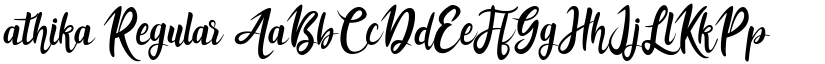 athika Regular font