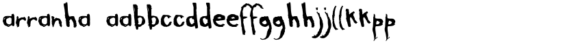 arranha font
