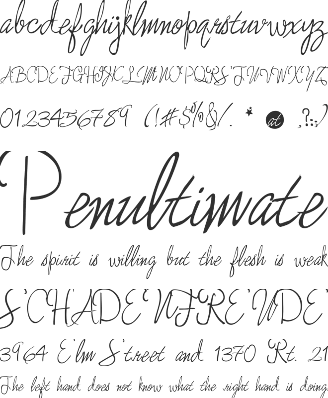 Enchanted Prairie Dog font preview