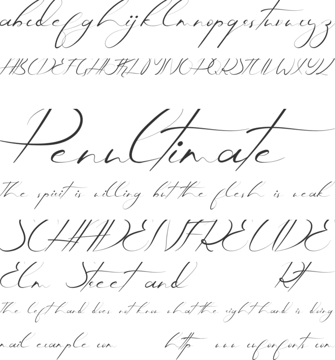 Lushyana Demo font preview