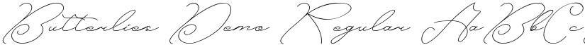 Butterlies Demo font download
