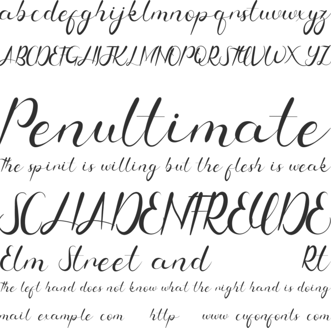 Nice Tune Demo font preview