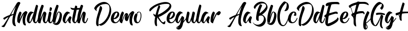 Andhibath Demo Regular font