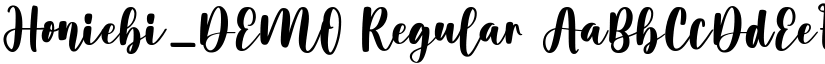 Honiebi_DEMO font download
