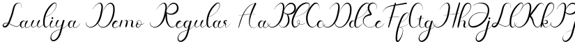 Lauliya Demo font download
