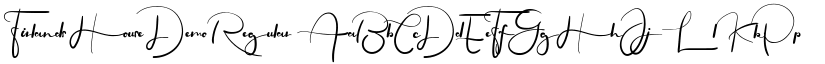 Firlands House Demo Regular font