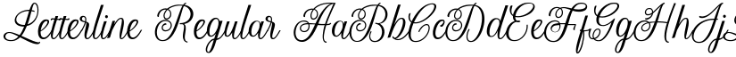 Letterline Regular font