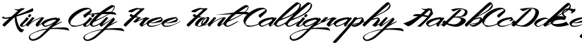 King City Free Font font download