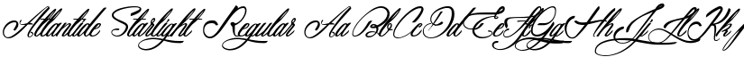 Atlantide Starlight font download