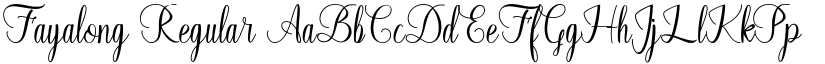 Fayalong Regular font