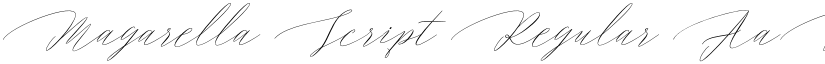 Magarella Script Regular font