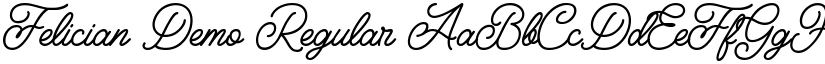 Felician Demo Regular font