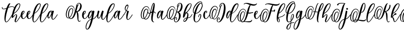 theella Regular font