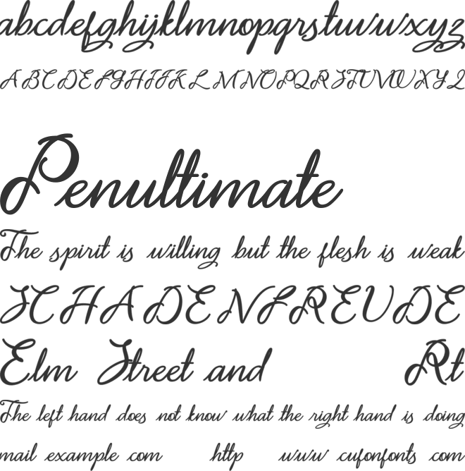 Noviyani_Demo font preview